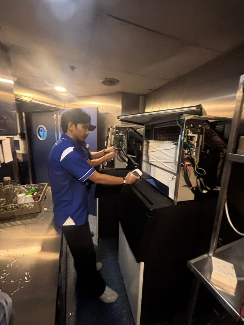 Preventive maintenance on ice machine components